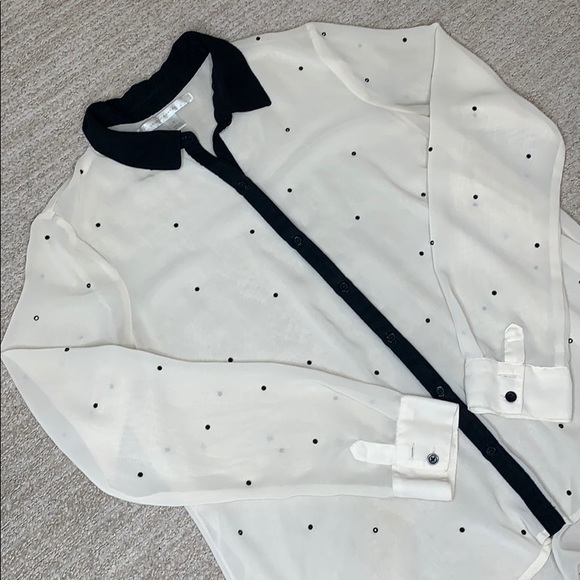 LC Lauren Conrad Tops - Lauren Conrad Sheer Blouse